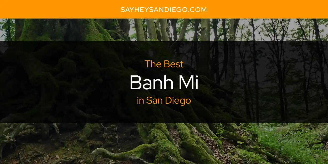 San Diego's Best Banh MI [Updated 2024]