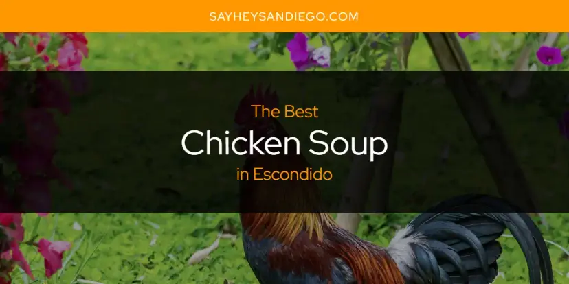 The Absolute Best Chicken Soup in Escondido  [Updated 2024]