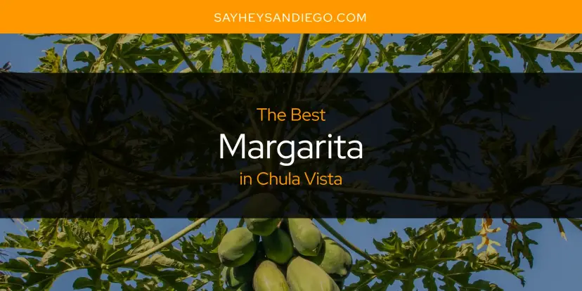 Chula Vista's Best Margarita [Updated 2024]