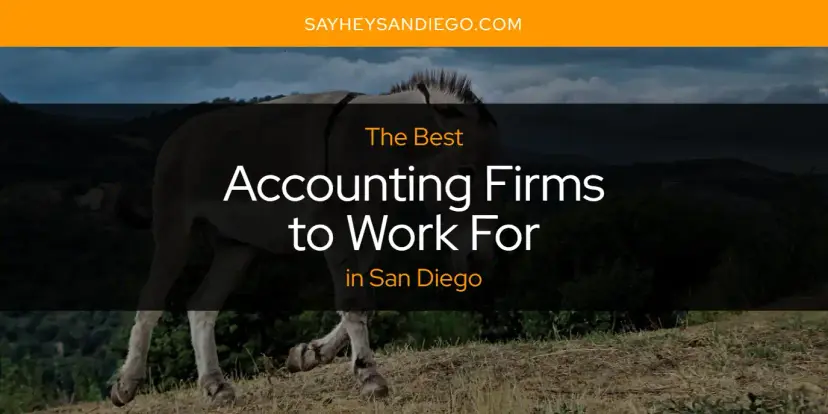 The Absolute Best Accounting Firms to Work for in San Diego  [Updated 2024]