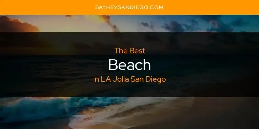 The Absolute Best Beach in LA Jolla San Diego  [Updated 2024]