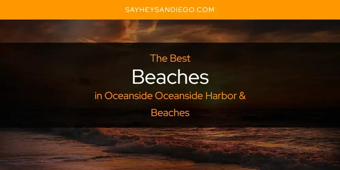 The Absolute Best Beaches in Oceanside Oceanside Harbor & Beaches  [Updated 2023]