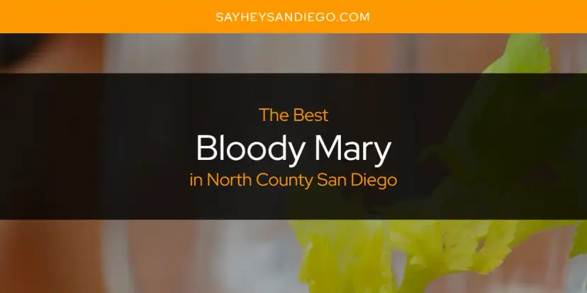 The Absolute Best Bloody Mary in North County San Diego  [Updated 2024]