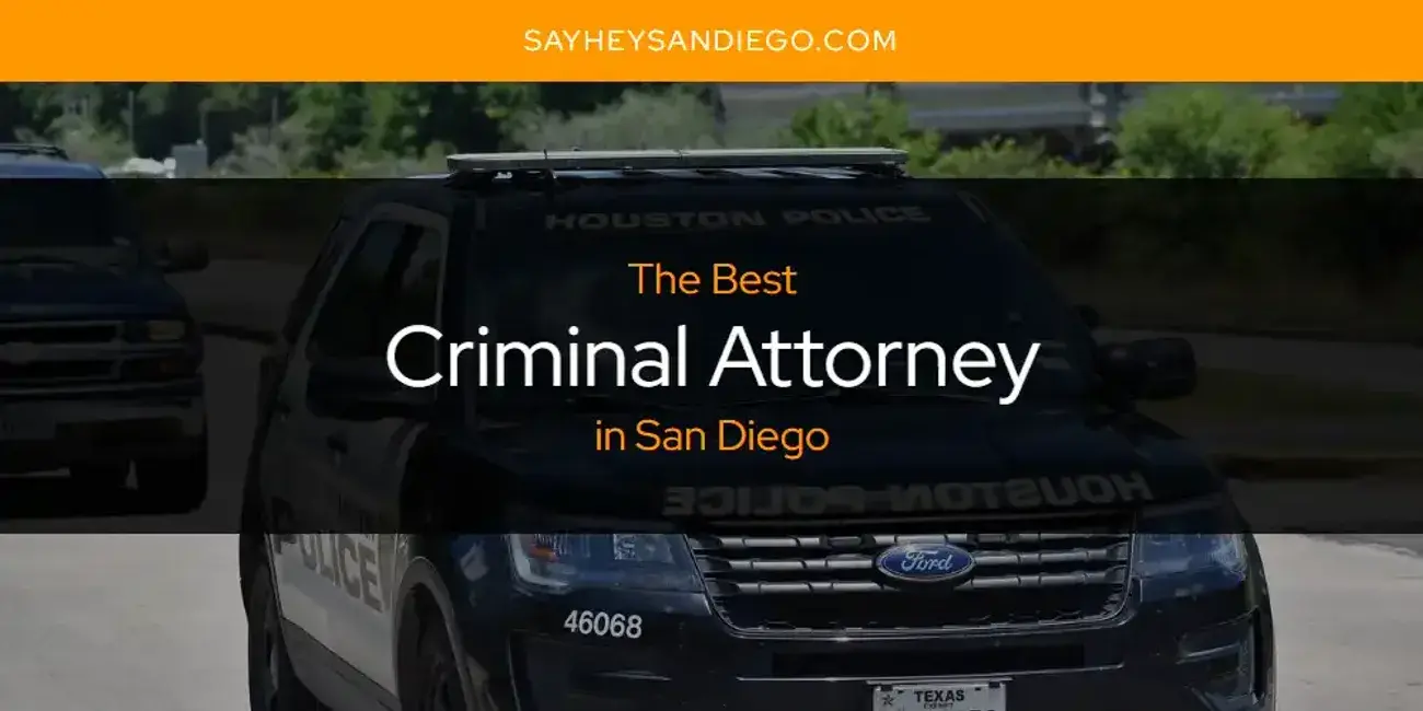 The Absolute Best Criminal Attorney in San Diego  [Updated 2024]