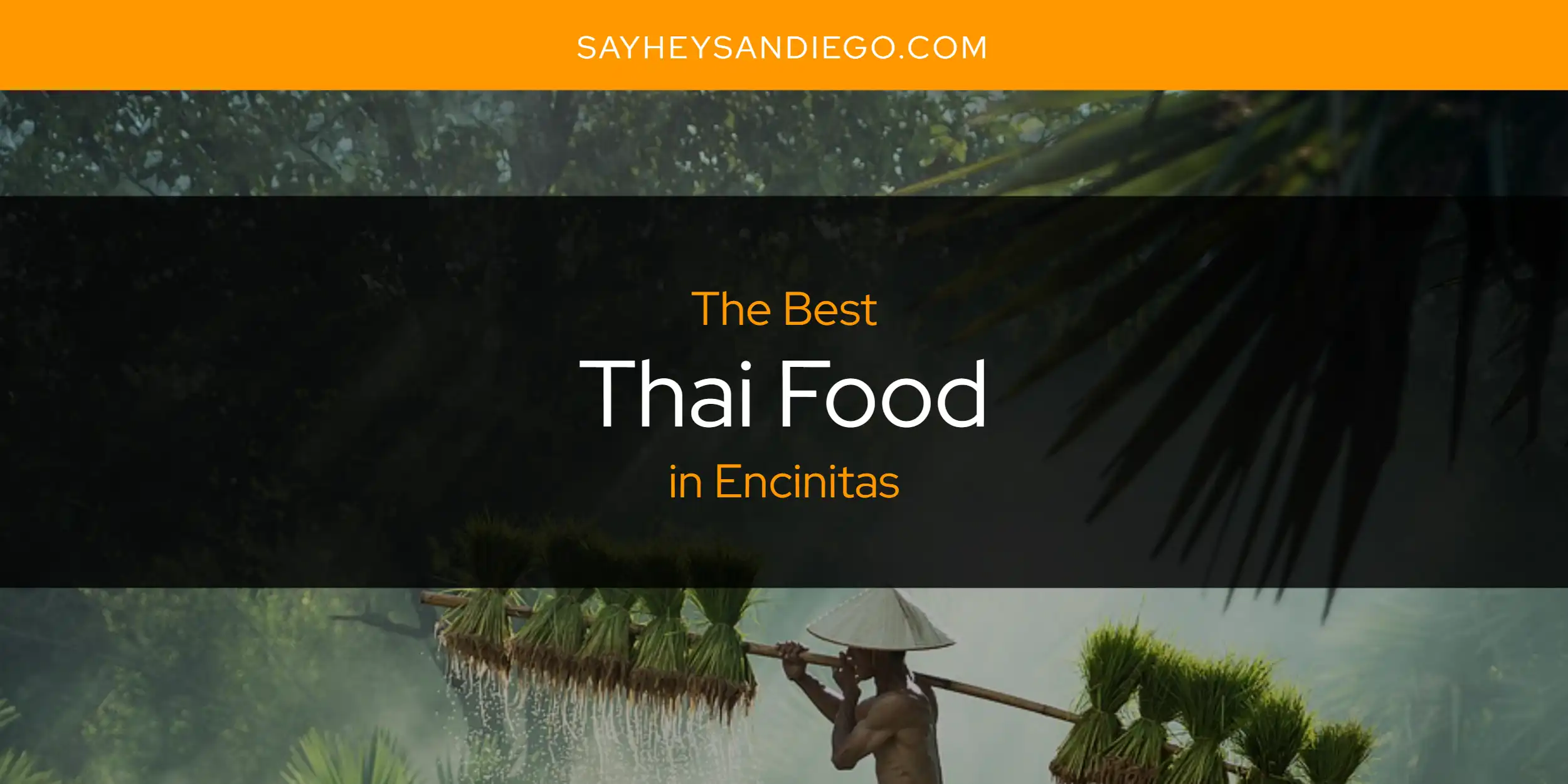 The Absolute Best Thai Food in Encinitas  [Updated 2025]